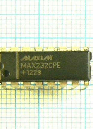 Лот: 6 × 21 ₴ = 126 ₴ max232cpe+ dip16 (max232) 5v rs232 подвійний драйвер/ресивер