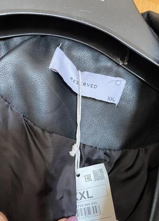 Новая модная классная куртка косуха из эко кожи 50 р10 фото