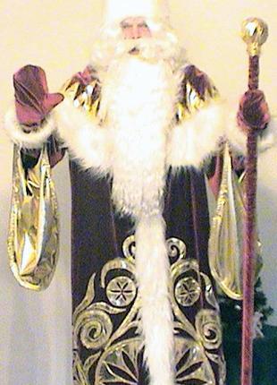 Дизайнерський костюм святого миколая в комплекті.1 фото
