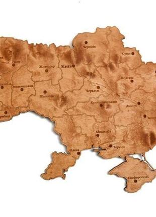 Карта украины из фанеры kolodatoys