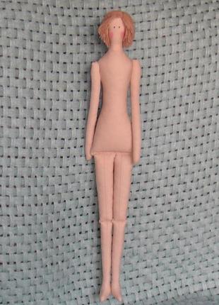Лялька в стилі тільда манекен хлопчик 48см1 фото