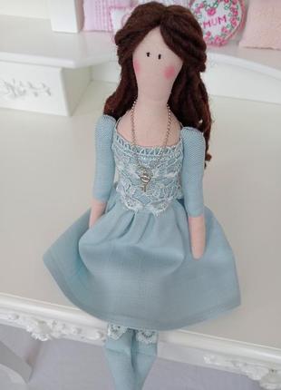 Кукла тильда в современном платье 48см2 фото