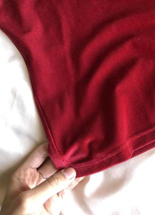 Кофта велюровая голди красного цвета3 фото