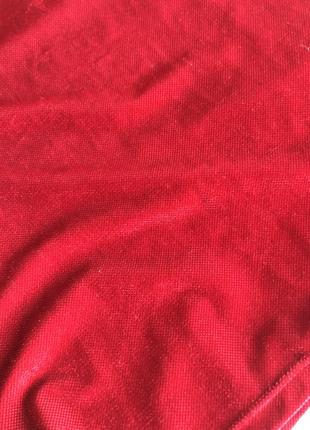 Кофта велюровая голди красного цвета4 фото