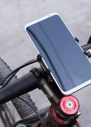 Тримач, кріплення для телефону на кермо велосипеда, самоката3 фото