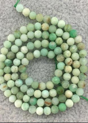 Намисто без застібки натуральний камінь хризопраз