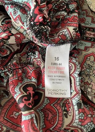 Шикарная блузка блуза р 50(16) бренд "dorothy perkins"4 фото