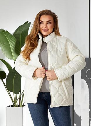 Стеганая демисезонная куртка в стиле zara2 фото