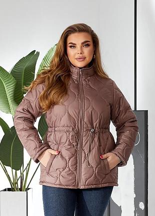 Стеганая демисезонная куртка в стиле zara5 фото