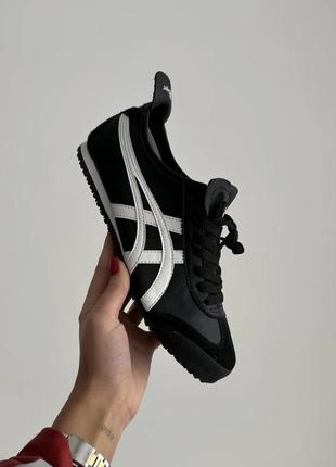 Асікс кеди чорні asics onitsuka tiger mexico 66 black1 фото