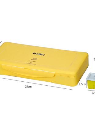 Фарби гуаш преміум-класу himi 18 кольорів в жовтій упаковці5 фото