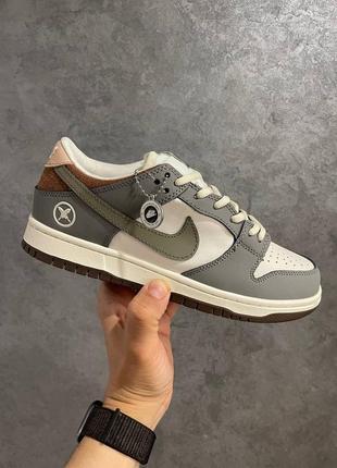 Мужские кроссовки серые yuto horigome x nike sb dunk low