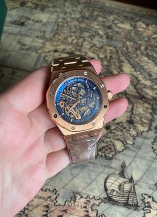 Акція! остання модель!годинник audemars piguet royal oak skeleton3 фото