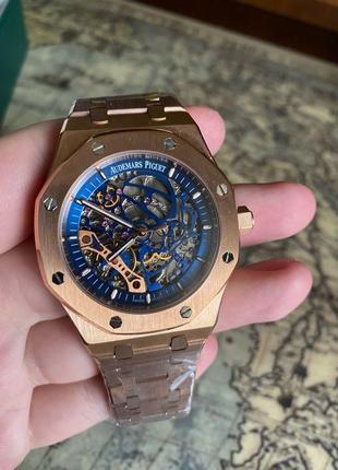 Акція! остання модель!годинник audemars piguet royal oak skeleton4 фото