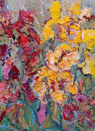 Авторская картина маслом "восторг"