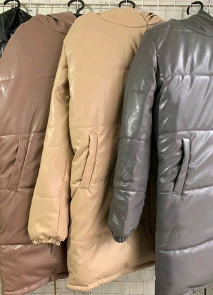 Жіноча зимова куртка зефірка люкс5 фото