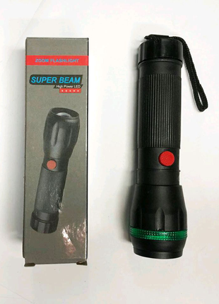 Ручной фонарик на батарейках (3хааа) с функцией зума