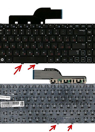 Клавіатура для samsung np300e5a нова російська якість