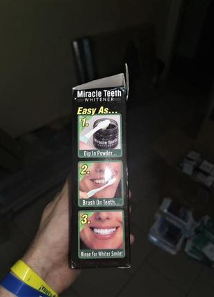 Средство для отбеливания зубов miracle teeth whitener5 фото