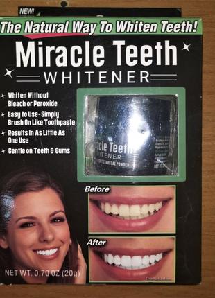 Средство для отбеливания зубов miracle teeth whitener2 фото