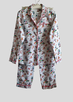 Хлопковая, фланелевая  пижама подростковая 15-16 years ( s- m)