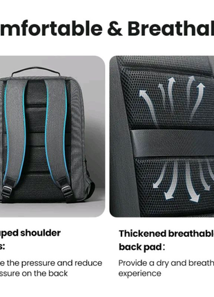 Ugreen рюкзак для ноутбука та планшета водонепроникна тканина4 фото