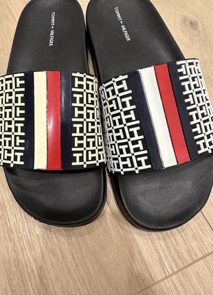 Шльопанці tommy hilfiger, розмір 38