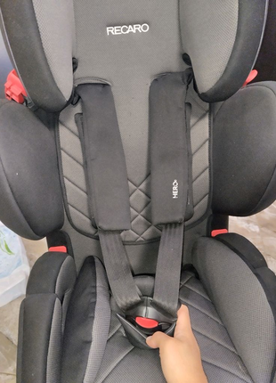 Дитяче автокрісло recaro young sport hero core deep black б/у6 фото