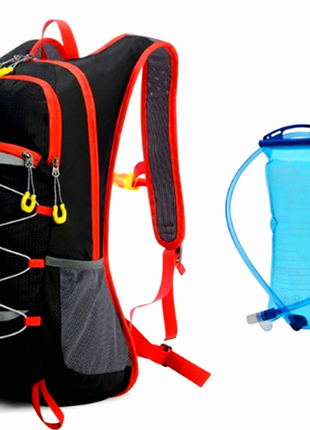 Рюкзак для бігу і велоспорту tanluhu 25 л з гидратором на 2 л1 фото