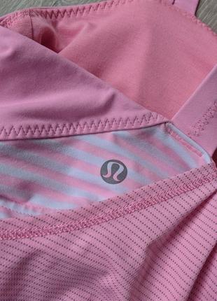 Спортивна майка lululemon розмір s-m рожева преміум бренду майка з топом6 фото