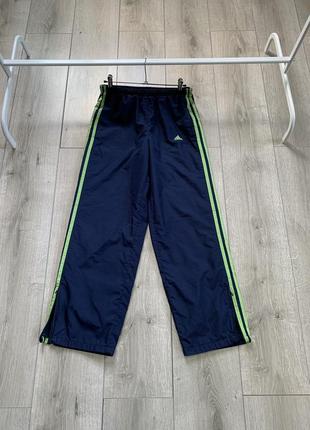Штани брюки спортивні adidas синього кольору розмір s
