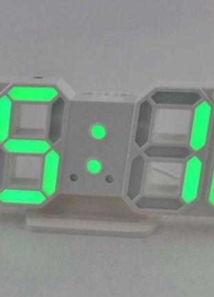 Електронні настільні настінні led годинник 2218 термометр календа5 фото