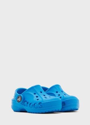 Крокс дитячі бая голубі crocs baya kids ocean clog2 фото