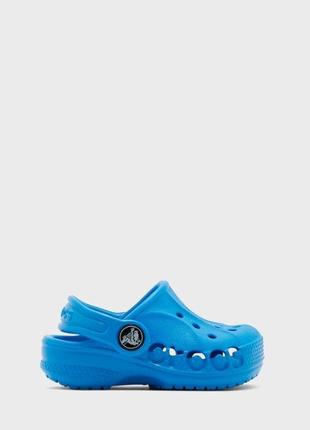 Крокс дитячі бая голубі crocs baya kids ocean clog5 фото