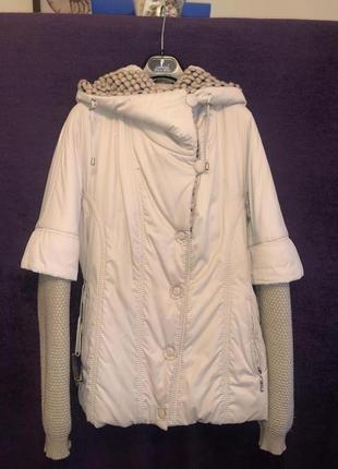 Weitral стильная женская куртка с капюшоном и поясом размер xl2 фото