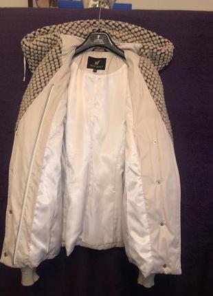 Weitral стильная женская куртка с капюшоном и поясом размер xl7 фото