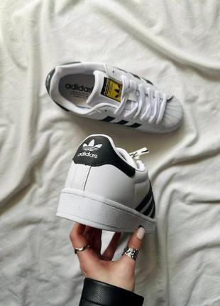 Adidas superstar white женские кроссовки адидас суперстар кожа5 фото