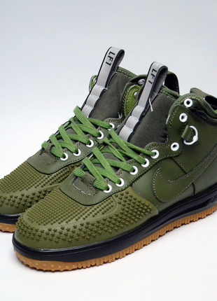 Nike air lunar force duckboot green1 фото