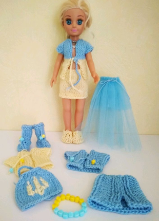 Ми з україни - 
комплект/11предм/ одежды для куклы рост 39 см + -5 фото