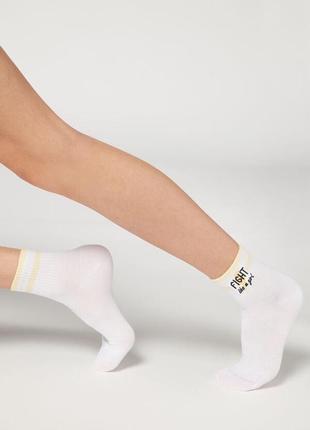 Calzedonia 🇮🇹 білі шкарпетки