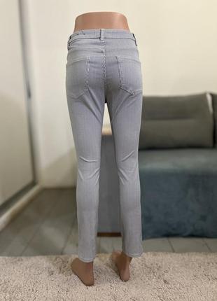 Базовые джинсы скинни в полоску No23310 фото