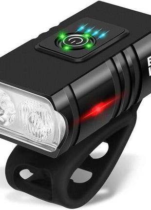 Акумуляторний велосипедний ліхтар usb bike light bk-02