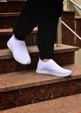 Чоловічі кросівки білі кроси білі кросівки текстильні кросівки