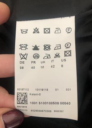 Ефектне оригінальне чорне силуетне плаття від hugo boss, розмір 38, укр 44-46