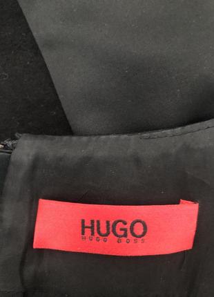 Ефектне оригінальне чорне силуетне плаття від hugo boss, розмір 38, укр 44-46