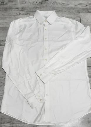 Сорочка чоловіча біла довгий рукав р 48-50 бренд "charles tyrwhitt"
