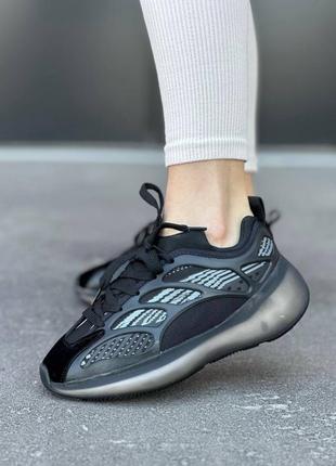 Женские черные кроссовки👟