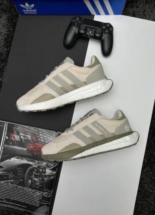 Чоловічі кросівки adidas originals retropy e5 beige olive4 фото