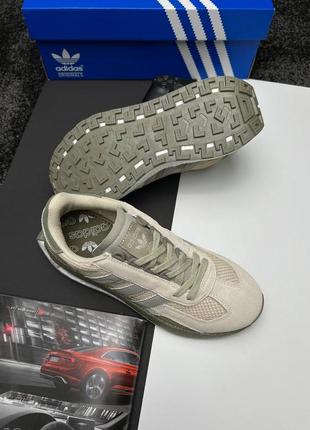 Чоловічі кросівки adidas originals retropy e5 beige olive6 фото