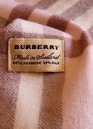 Кашемировый шарф burberry5 фото